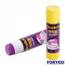 ForU511 3M 스카치 매직풀 20개 풀 아모스물풀 재접착풀 목공풀 물풀 조은풀 착풀, 1
