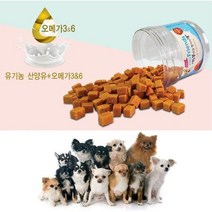 오메가 3 & 6 함유 반려견 연어고기 간식 영양간식, 상세페이지 참조