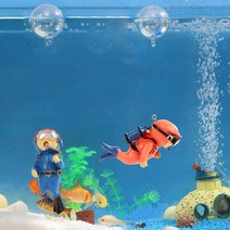 잠수부 귀염 어항 장식 조경 다이버 주부, 카메라오렌지