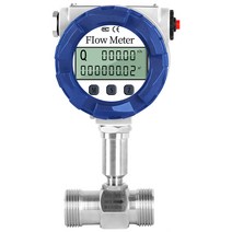 수량계 디지털 터빈 유량계 플로우 미터 액체 터빈 유량계 전자 디지털 디스플레이 디젤 메탄올 순수 센서 스테인레스 스틸, C.DN10 스레드 펄스에 표시가 없습니다.