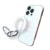 올지 720 맥세이프그립톡 스마트링 핑거링 핸드폰 자석 탈부착, 티타늄 화이트, 1개