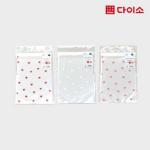 [다이소]하트패턴포장봉투15매(18*23)접착식-1019491