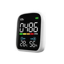 공기질 적외선 CO2 이산화탄소 습도 온도 모니터, WiFi 버전 8-in-1 공기질 감지기