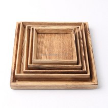 애쉬목 고급 백골 나무 정쟁반 5size, 5호