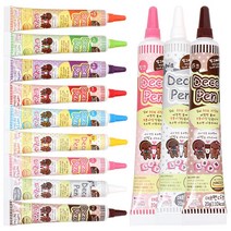 펀플러스 초콜릿 데코펜 12P 멀티팩 세트, 1세트