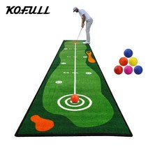 KOFULL 골프 퍼팅연습 매트 3M 실내용 무소음 퍼터 퍼팅연습기 골프연습장, 300*50cm(C타입)