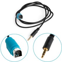 자동차 aux 블루투스 오디오 호환 1 Pc 알파인 KCE-236B 전체 속도 MP3 3.5mm Aux 잭 어댑터 iPOD PSP