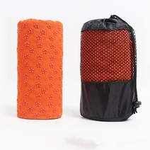 SKANDSALO 매트 위생 타올 개인용 공용매트 커버 필라테스 홈트 간편한 세척, 오렌지183*63cm