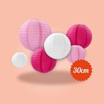 실내외장식 등불 한지등 만들기 30cm, GS9900038G레드