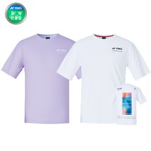 요넥스 213TS027U 공용 배드민턴 티셔츠 바이올렛 화이트 (바이올렛 소량 재입고)
