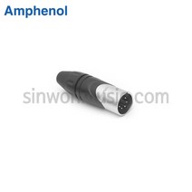 암페놀 AX5M 5핀 납땜용 XLR(Male) 커넥터