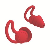 차음재 방음재 흡음재 실리콘 슬리핑 이어 플러그 방음 귀 보호 소음 방지 여행용 감소 수영 귀마개, Red, 미국