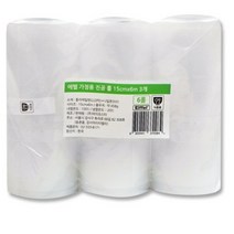에펠 가정용 진공 포장 비닐 팩 15cm x 6m, 12개입