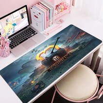 장패드 월드 오브 탱크 마우스 패드 게이머 확장 Pc 액세서리 데스크 매트 컴퓨터 오피스 카펫 러그 게임 애니메이션, [08] 400x900x2mm, [02] CC000350