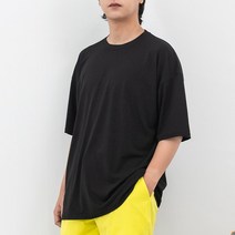 키작은남자 오버핏 쿨링 반팔 티셔츠