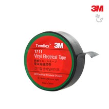 (3M 전기 테이프) 절연 난연 배선 케이블 흑색, 1개