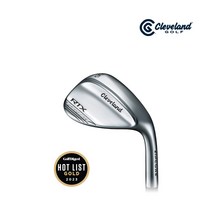 클리브랜드 정품 RTX Zipcore Wedge 집코어 웨지, Black Satin, DG S200, 54도