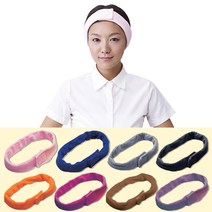 요들/머리띠/헤어밴드/미용/미용실/터번/중화/밴드/세안, 5103 블루