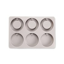 실리콘타블렛몰드 - 원형 (6구)