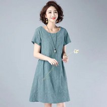 자칠 여성 개량한복 여성 생활한복 개량한복 면마원피스