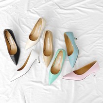슈니슈 [국내제작 수제화] 클래식 성수동 수제화 소가죽 키튼힐 5cm 7colors