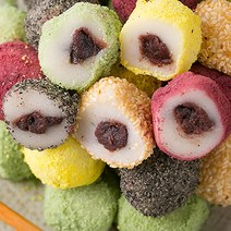 오색경단 3kg 20g 150개입 어린이집떡 아이들간식 생일떡, 오색경단 3kg(20g 150개입)