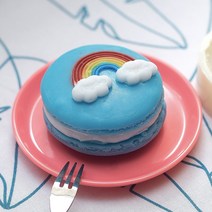 마이몰드코리아 마카롱 & 뚱카롱 뚜껑 8종 &필링 2종 수제 실리콘몰드 비누몰드 석고방향제, 2 금잔화 마카롱 뚜껑