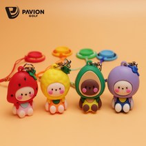 파비온 골프티 분실방지 후르츠백 골프 티걸이 (4개입), 단품