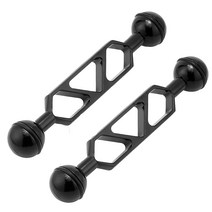 [베이브 스타] 수중 카메라 볼 조인트 암 시스템 경량 150mm 스트로브 라이트 고정 스쿠버 다이빙 카메라 하우징 플렉시블 깎아 내기 2 개 B494-2