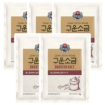 CJ 백설 구운소금, 1kg, 5개