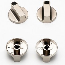 가스렌지손잡이 가스레인지 노브 점화 손잡이 2pcs 금속 6mm8mm 범용 손잡이 오븐, 0도 8mm