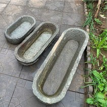 돌구유 돌 어항 연못 연꽃 카페 물확 금붕어 수반 1m
