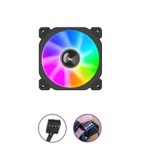 컴퓨터 CPU쿨러 K1KF 울트라 조용한 데스크탑 90mm CPU 라디에이터 쿨러 RGB 팬 히트 파이프 PWM 4 핀 FR92, 아르브