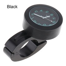 바이크 오토바이 방수 시계 자전거 핸들 바 차량 장착 데이비슨 할리 혼다 야마하 가와사키용 22mm, 01 Black