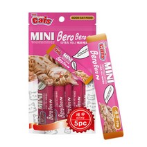 더캣츠 고양이 츄르 미니 베로베로 파우치 5P 새우, 새우 x 10개