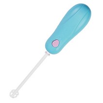 패션 뜨거운 음료 우유 fother homer whisk 믹서 교반기 달걀 비터 전기 미니 핸들 요리 도구, 푸른
