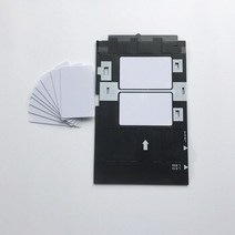 [해외] 잉크젯 인쇄 STATER KIT1PCS 빈 잉크젯 PVC 카드 + 1PC ID 카드 트레이 엡손 잉크젯 프린터 A50 T50 R280 L8 L805. .., 상세내용표시