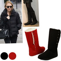 카미엣뮤즈 kami et muse 단독제작 button fur boots_KM12w441