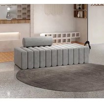 벤치형 옷가게 긴의자 쇼핑몰 벨벳 2인용쇼파, 그린