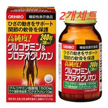 ORIHIRO(오리히로) 고순도 글루코사민 & 프로테오글리칸 240정 2개세트, 1개, 고순도 글루코사민 프로테오글리칸 240정 2개세트