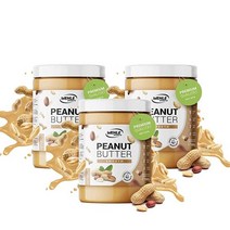 피넛버터 스무스 1KG Wehle Sports Store Peanutbutter Smooth, 3팩
