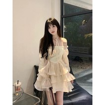나트랑 다낭 프릴 미니 원피스 베트남 방콕 여행 코디 옷 차림 키작은 여자 오프숄더 여리