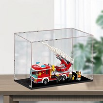 레고 60107 씨티 사다리 소방차 케이스 방진 보관, 3mm(25x20x15cm)