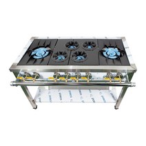 오즈테크 업소용 가스렌지 1200 양타 간택기 친환경 세라믹 버너 LPG LNG 화구, 03-2 LPG, 01-1 1세대 무쇠화구, 02-2 절감석쇠
