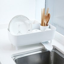 미니 식기 건조대 39X20cm 자동 물빠짐 1인 원룸 설거지 건조대