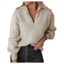 반집업 니트 노르딕 오프숄더 여성 스웨터 대형 겨울 풀오버 v 넥 긴 소매 탑 하프 지퍼 가을겨울 y2k 느슨한 스웨터 코트 풀오버