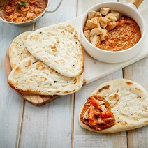 세미원푸드 갈릭버터난＆마크니커리소스 세트 500g 인도전통카레난