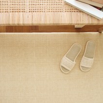 폭신폭신 PVC 양면 쿠션 주방 발매트, 베이지