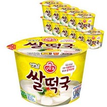 오뚜기 옛날 쌀떡국 용기, 166.6g × 12개