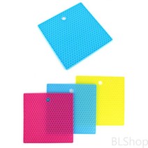 사각형 실리콘 캠핑 냄비 주전자 받침 받침대